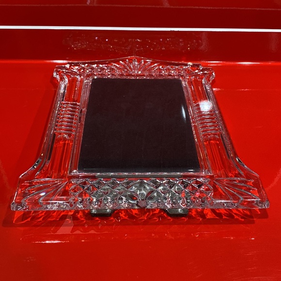 WATERFORD CRYSTAL PICTURE FRAME "ABBEVILLE" 4 X 6 photo area EUC - Picture 6 of 15
